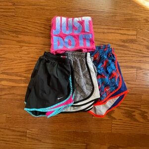 Nike Colorful Athletic Shorts Collection and tank top
